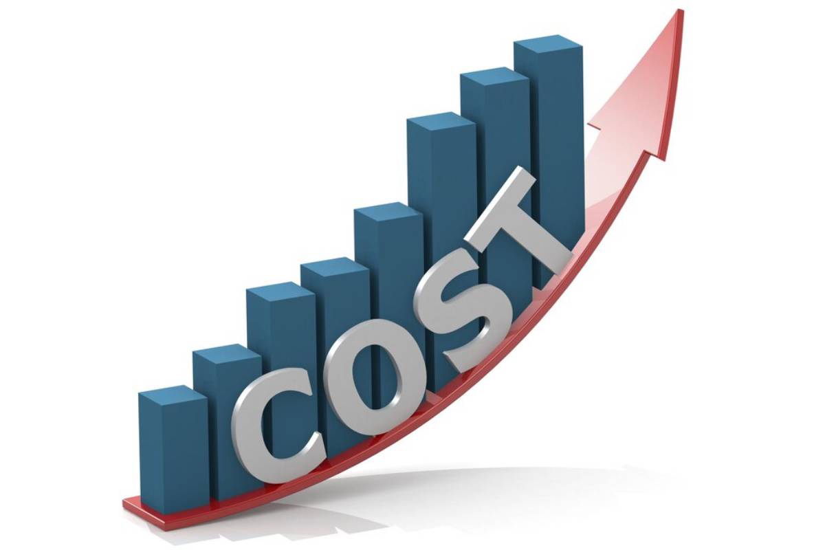 Graph illustrating the rising cost of EV car, highlighting key expenses.